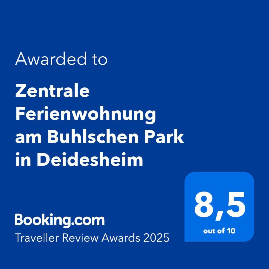 Zentrale Ferienwohnung Am Buhlschen Park In Deidesheim Exterior foto